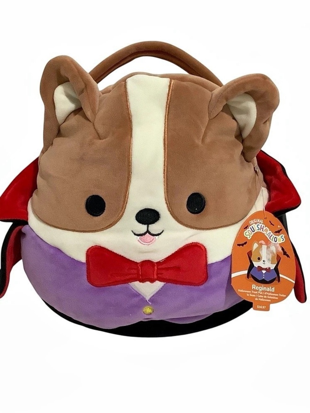 Original Squishmallows Reginald Halloween Bat Plush NWT